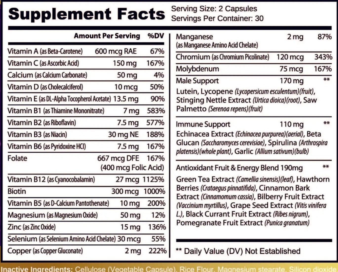 Complete Balance Axiomsupplements