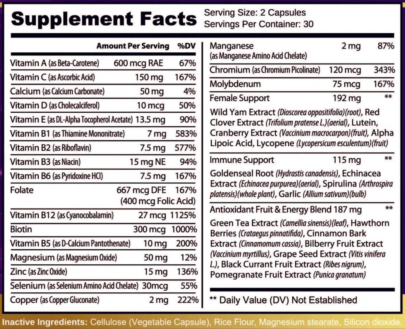 Radiant Women’s Essentials Axiomsupplements